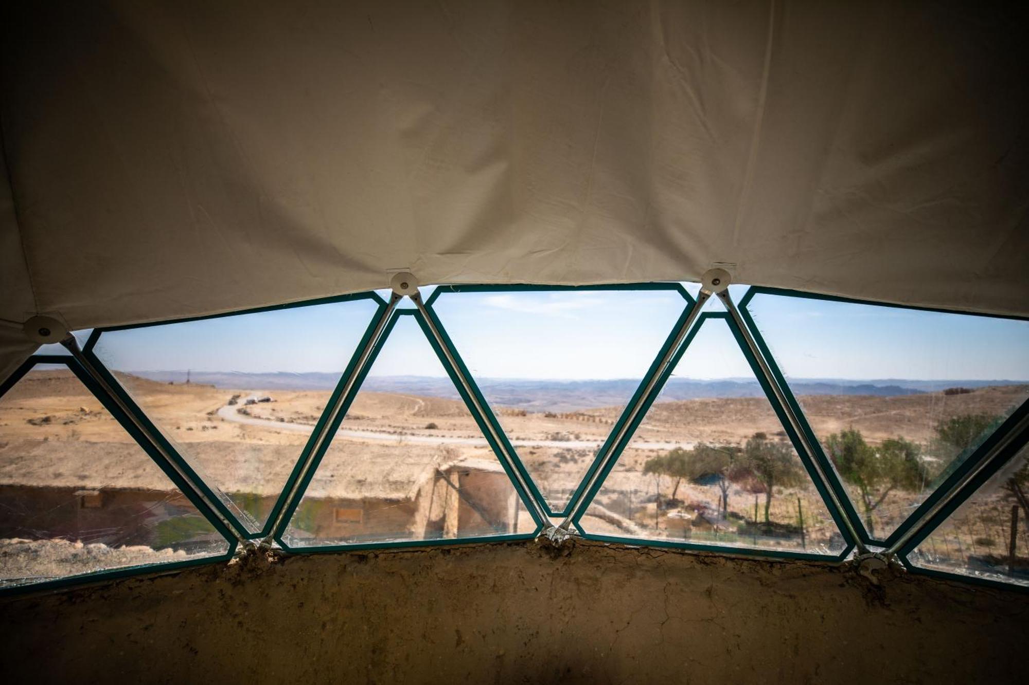 Desert Shade Camp חוות צל מדבר Villa Mitzpe Ramon Rum bild