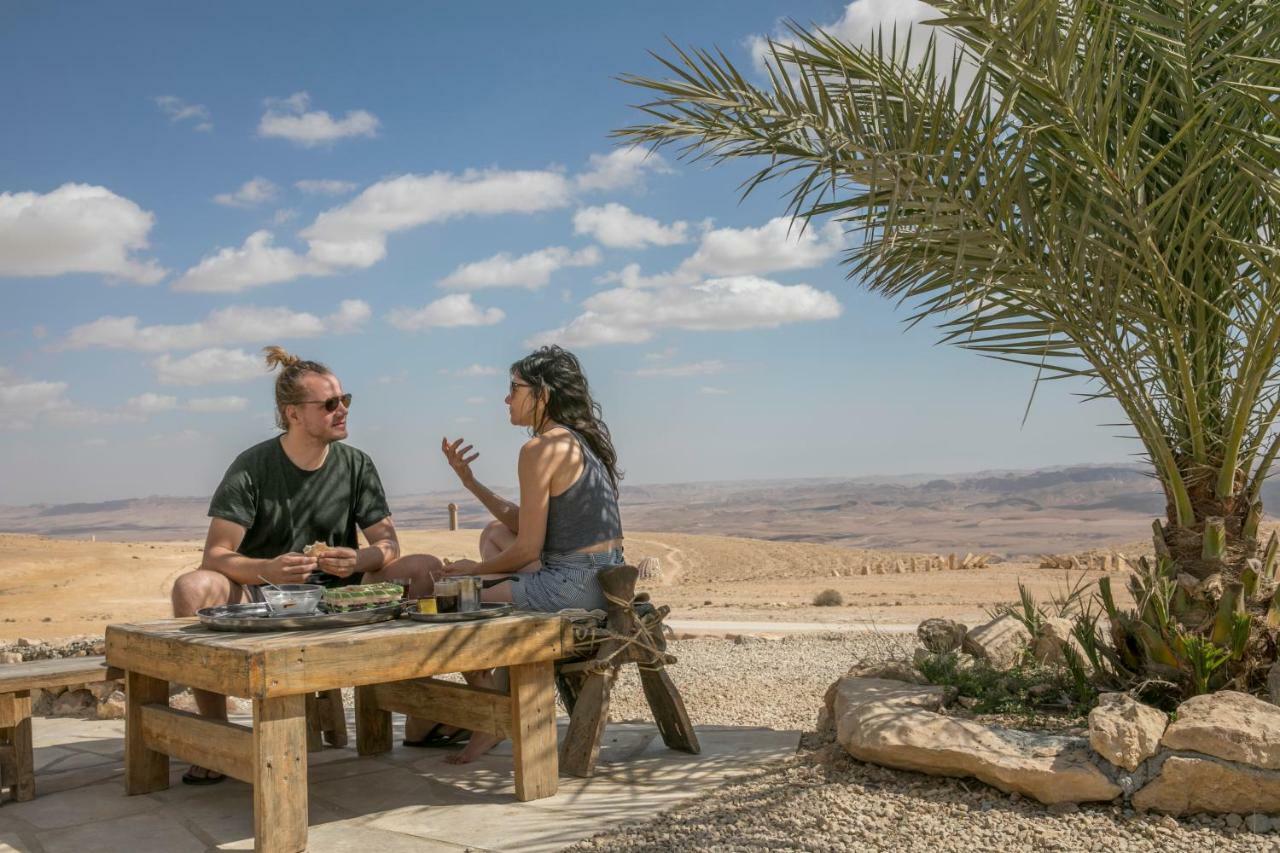 Desert Shade Camp חוות צל מדבר Villa Mitzpe Ramon Exteriör bild